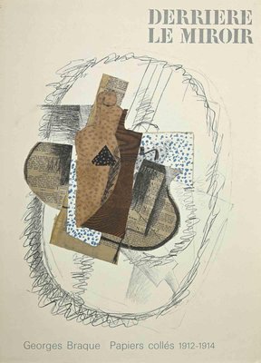 After George Braque, Cover for Derrière Le Miroir, Original Lithograph, 1963-ZCI-1272060