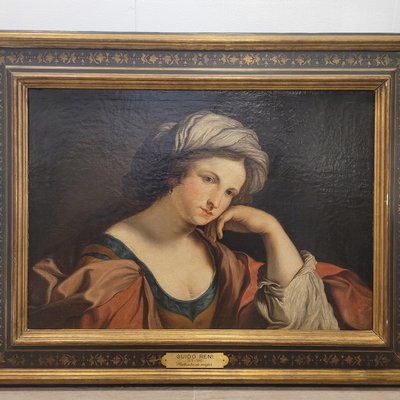 After Giovanni Francesco Barbieri Il Guercino, Sibyl, 1600s, Oil on Canvas-NUC-2027833