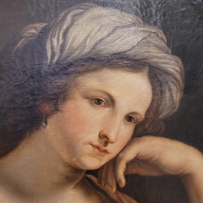 After Giovanni Francesco Barbieri Il Guercino, Sibyl, 1600s, Oil on Canvas-NUC-2027833