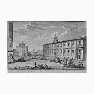 After Giuseppe Vasi, Battistero Lateranese, Etching, 18th Century-ZCI-1380143