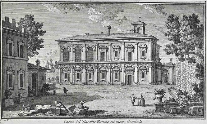 After Giuseppe Vasi, Casino del Giardino Farnese sul Monte Gianicolo, 18th Century-ZCI-1380118