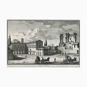 After Giuseppe Vasi, Chiesa di S.Eusebio, Etching, 18th Century-ZCI-1380133