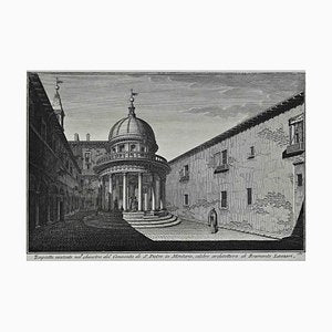 After Giuseppe Vasi, Convento di S.Pietro in Montorio, Etching, 18th Century-ZCI-1380152