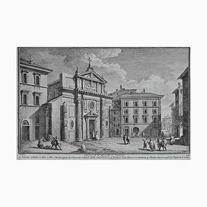 After Giuseppe Vasi, S.Niccolo in Carcere Church, Etching, 18th Century-ZCI-1380150