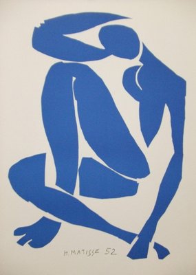 After Henri Matisse, Blue Nude IV, Lithographic Reproduction-KHH-2023120