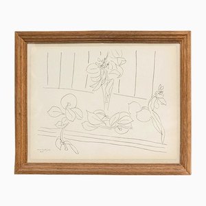 After Henri Matisse, Lithograph Reproduction, Framed-WM-1174156