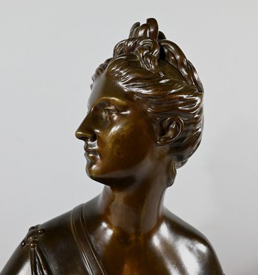 After Houdon, Diana the Hunter, Late 19th Century, Bronze-RVK-1793603