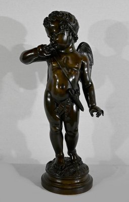 After J-B. Pigalle, Cupidon, Late 1800s, Bronze-RVK-1406177