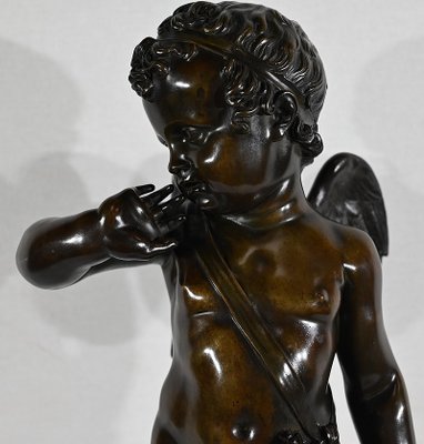 After J-B. Pigalle, Cupidon, Late 1800s, Bronze-RVK-1406177