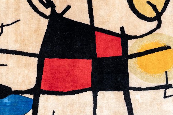 After Joan Miró, Abstract Composition, 2023, Handwoven Tapestry-CEJ-1793958