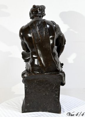 After Michelangelo, Lorenzo de Medici, 19th Century, Bronze-RVK-1724946