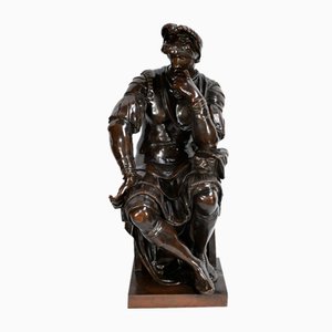 After Michelangelo, Lorenzo de Medici, 19th Century, Bronze-RVK-1724946