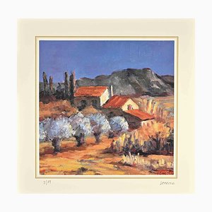 After Nicholas Verrall, Landscape, Lithograph, Late 20th Century-ZCI-2025237