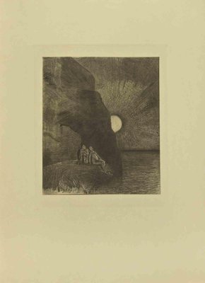 After Odilon Redon, Illustration from the Series Les Fleurs du Mal, 1923, Etching-ZCI-1775974