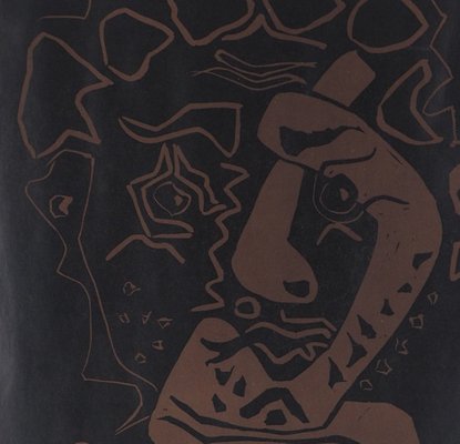 After Pablo Picasso, Head of Histrion, Linocut-KHH-1282239