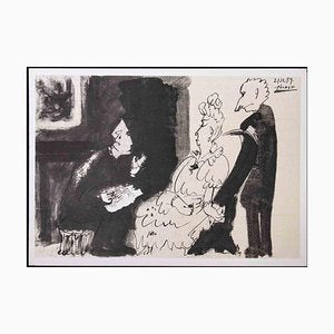 After Pablo Picasso, La Lecture, Photolithograph, 1959-ZCI-1362791