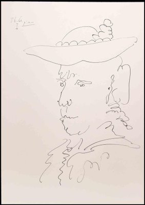 After Pablo Picasso, Portrait, Photolithograph, 1960-ZCI-1362732