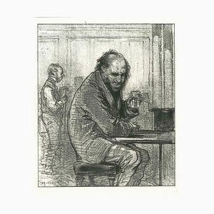 After Paul Gavarni, A Man with Whisky, Original Lithograph, 1881-ZCI-2029732