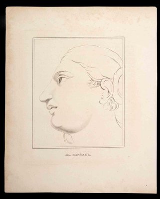 After Raphael, Thomas Holloway, Portrait, Original Etching, 1810-ZCI-1165785