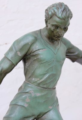 After Raymond Tschudin, Footballer, 1930s, Metal-YVE-1394891