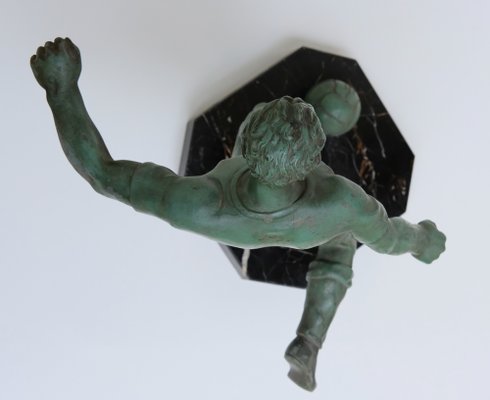 After Raymond Tschudin, Footballer, 1930s, Metal-YVE-1394891