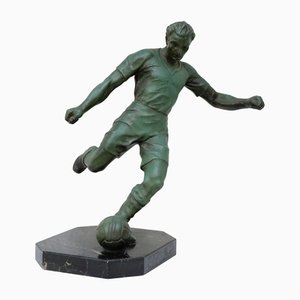 After Raymond Tschudin, Footballer, 1930s, Metal-YVE-1394891