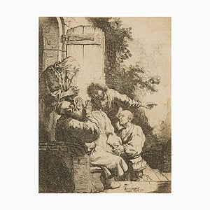 After Rembrandt, Joseph's Skirt Is Brought to Jacob, 17th-century, Etching-OJR-1273234