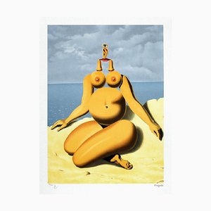 After René Magritte, The White Race, Lithograph-KHH-1316170