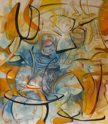 After Roberto Matta, Painting, 2004, Oil on Canvas-AOI-1230486