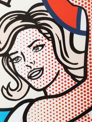 After Roy Lichtenstein, Nudes with Beach Ball, Color Print on Thick Paper-GPP-1248840