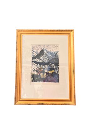 After Salvador Dali, Alpes, 1969, Lithograph, 1960s, Framed-SEI-1407353