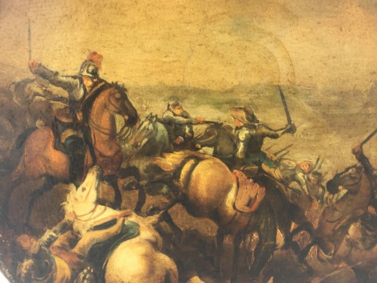 After Salvator Rosa, Cavalry Battle, 2002, Oil on Canvas-YUW-1309754