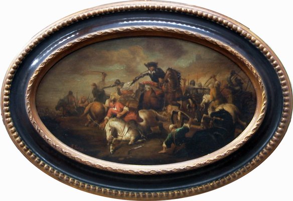 After Salvator Rosa, Cavalry Battle, 2005, Oil on Canvas-YUW-1309758