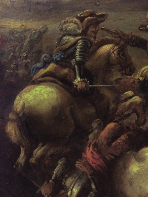 After Salvator Rosa, Cavalry Battle, 2006, Oil on Canvas-YUW-1309772