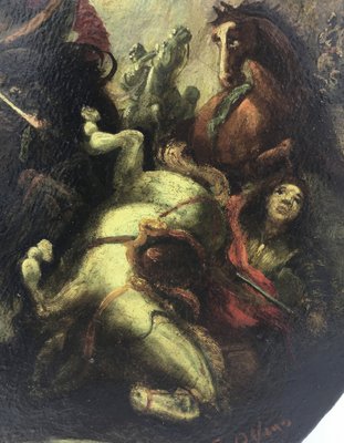 After Salvator Rosa, Cavalry Battle, 2006, Oil on Canvas-YUW-1309771