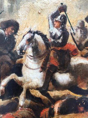 After Salvator Rosa, Cavalry Battle, 2006, Oil on Canvas, Framed-YUW-1309762