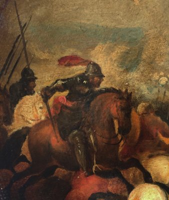 After Salvator Rosa, Cavalry Battle, 2006, Oil on Canvas, Framed-YUW-1309767