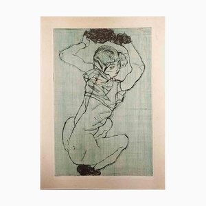 After Schiele, Seated Woman, Lithograph-ZCI-2029526