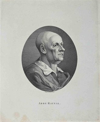 After Thomas Trotter, Portrait of Abbe Raynal, Original Etching, 1810-ZCI-1379340