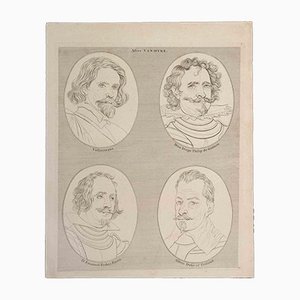 After Vandyke, Thomas Holloway, Portraits, Original Etching, 1810-ZCI-1165768