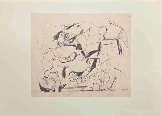 After Willem De Kooning, Untitled, Offset and Lithograph, 1985-ZCI-2024953