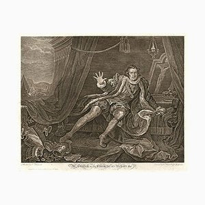 After William Hogarth, Mr, Garrick in the Character of Richard III, Etching-KHH-1204127