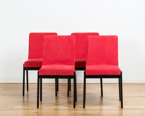 AGA Dining Chairs by Józef Chierowski, 1970s, Set of 4-FWY-828019