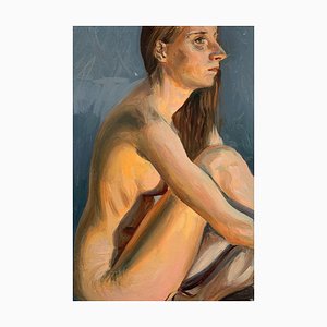 Agnieszka Staak-Janczarska, a Nude, 2020, Oil on Cardboard-XHG-1241784