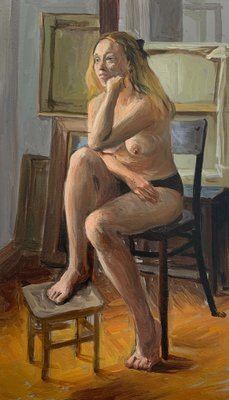 Agnieszka Staak-Janczarska, Sitter 1, 2021, Oil on Cardboard-XHG-1241783