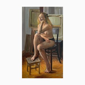 Agnieszka Staak-Janczarska, Sitter 1, 2021, Oil on Cardboard-XHG-1241783