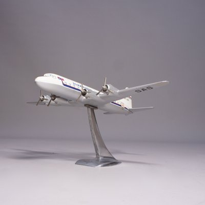 Aircraft Model in Metal of a Sas Dc-6, 1950s-SGX-2032290