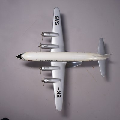 Aircraft Model in Metal of a Sas Dc-6, 1950s-SGX-2032290