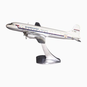 Aircraft Model in Metal of a Sas Dc-6, 1950s-SGX-2032290