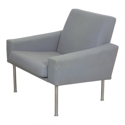 Airport Chair with Grey Fabric by Hans J. Wegner for Getama-MTD-1400449